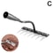 Carbon Steel Garden Hand Rake For Weeding And Soil Scarifying 8