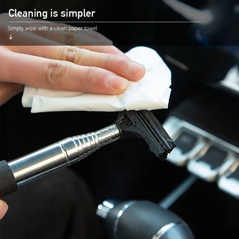 Telescopic Car Rearview Mirror Wiper Cleaning Tool 4