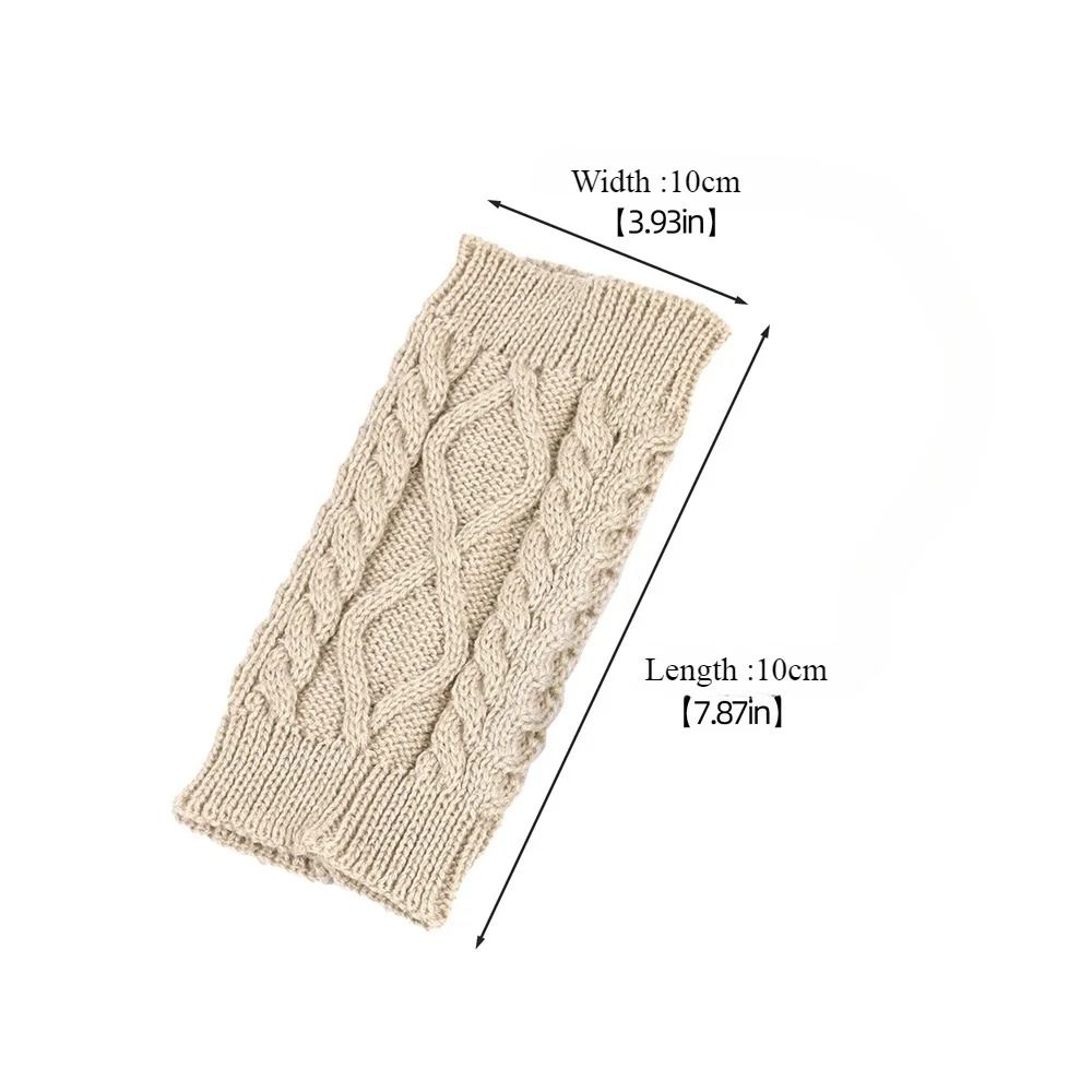 Cozy Knit Wool Leg Warmers For Ladies Ankle Boot Cuffs 5
