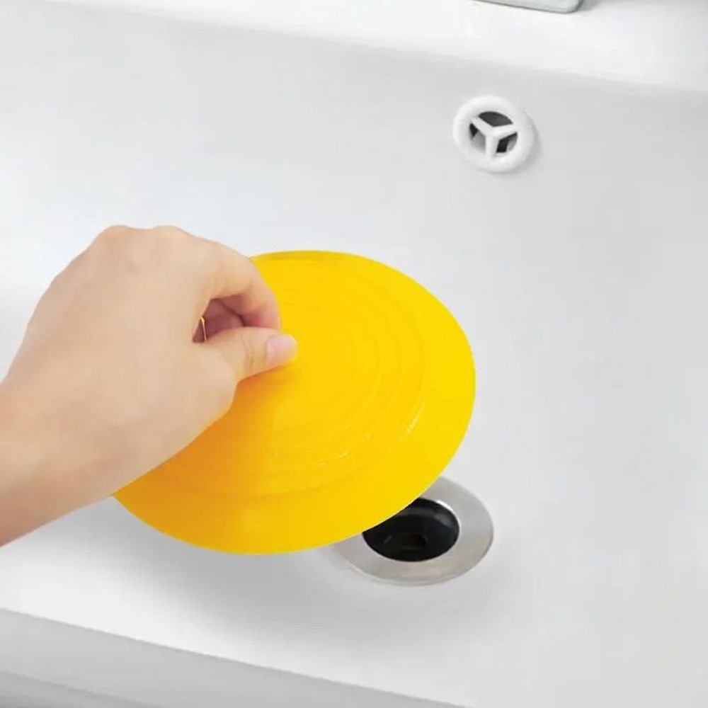 Large Silicone Bathtub Stopper Drain Cover Hair Stopper For Sink Tub 1