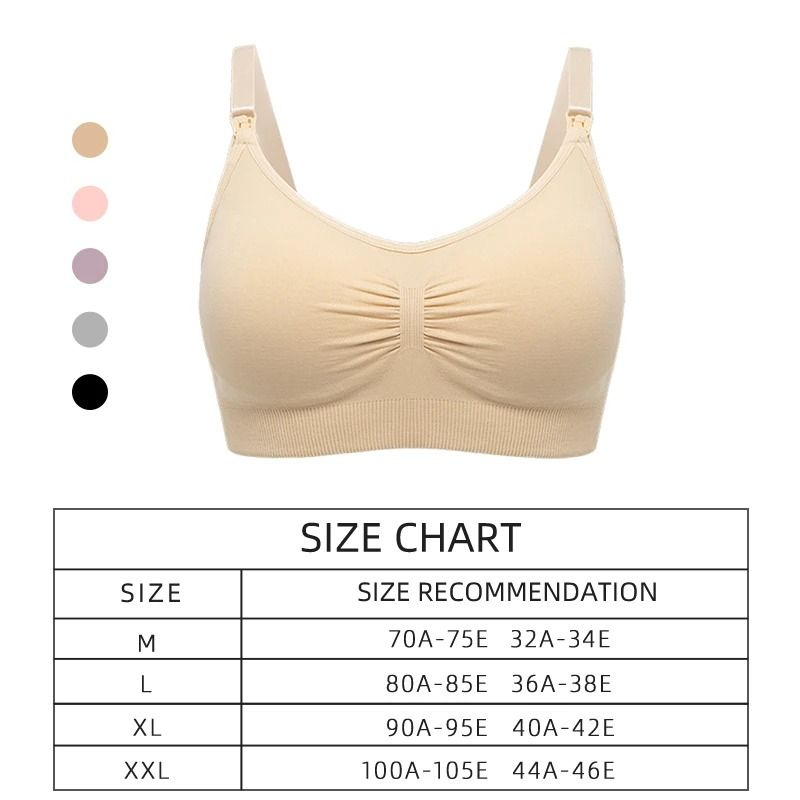 High Quality Plus Size Nursing Bra For Women Seamless Breathable Maternity Support 5