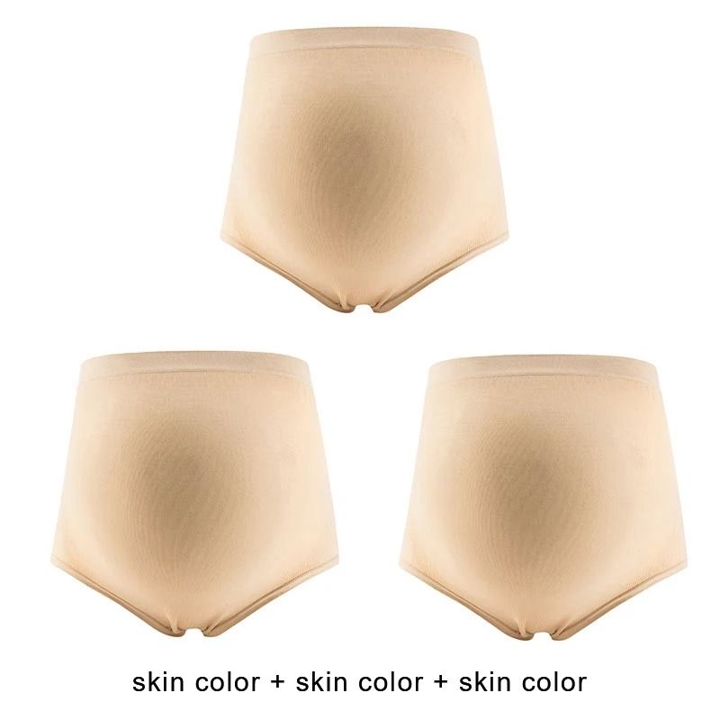 Maternity Panties High Waist Full Belly Support Comfortable Breathable Pregnancy Underwear 3Pack 14