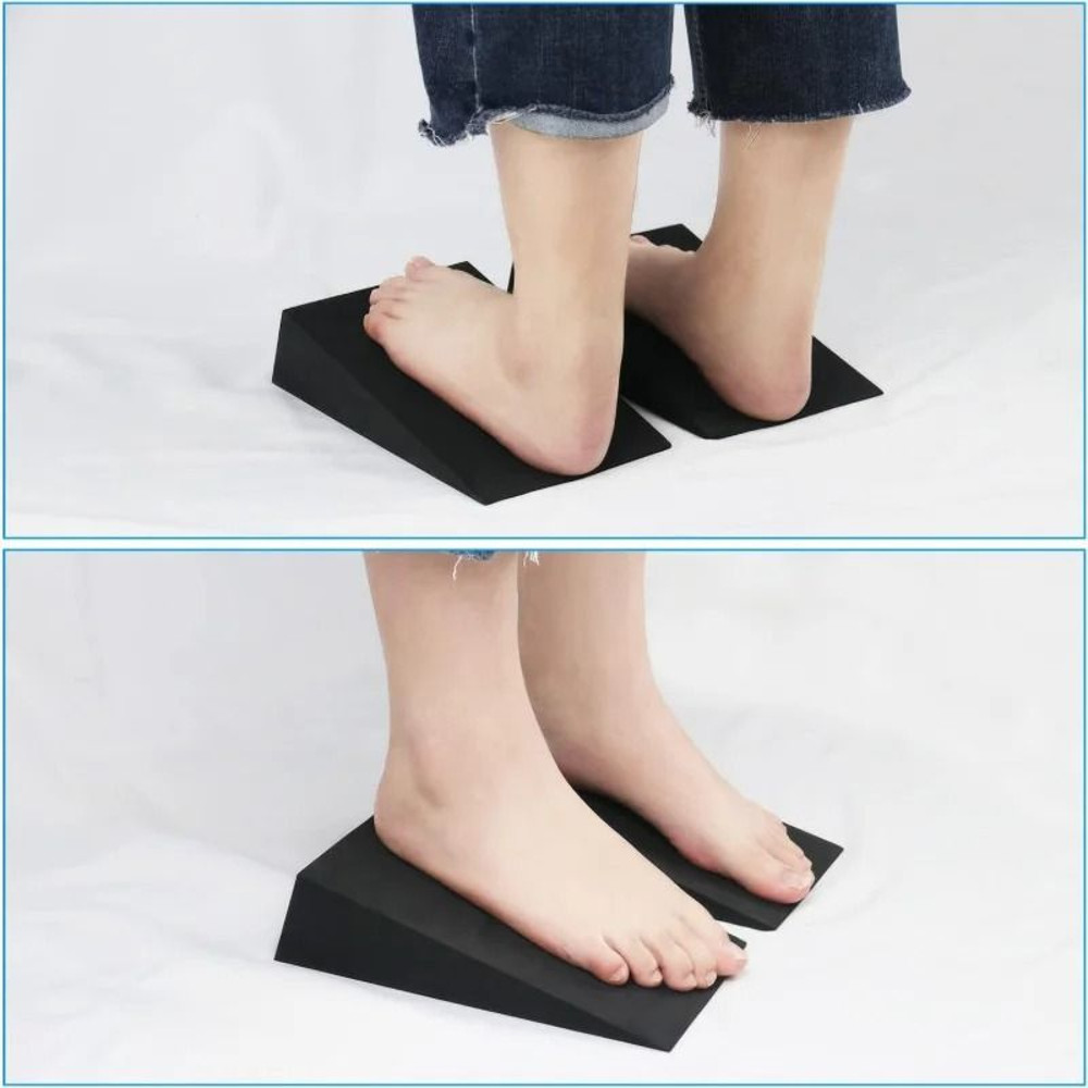 Adjustable Squat Wedge And Calf Stretching Slant Board Set 3