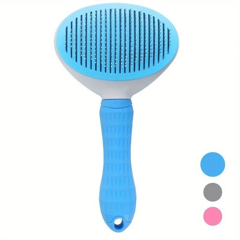 One Click Pet Hair Removal Comb For Dogs And Cats 8