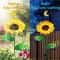 Solar Sunflower LED Garden Light Waterproof Decorative Flower Lamp 4