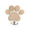 Paw Print Wooden Leash Hanger For Dogs And Pet Lovers 6