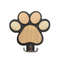 Paw Print Wooden Leash Hanger For Dogs And Pet Lovers 7