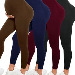 high waist maternity leggings with belly support