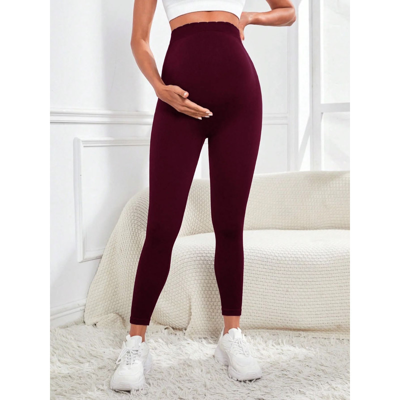 High Waist Maternity Leggings With Belly Support 6
