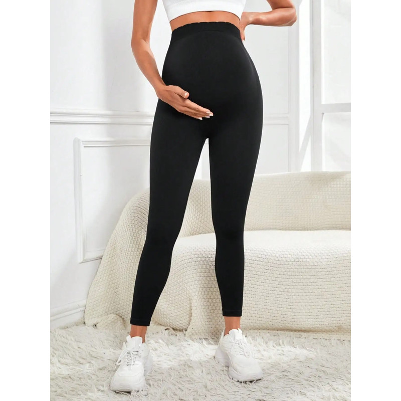 High Waist Maternity Leggings With Belly Support 7
