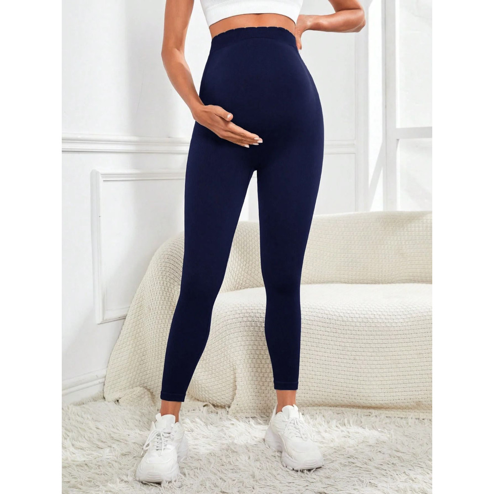 High Waist Maternity Leggings With Belly Support 8