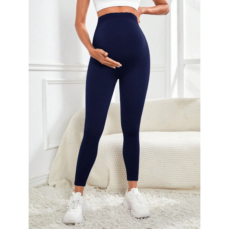 High Waist Maternity Leggings With Belly Support 8
