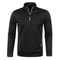 Mens Half Zip Pullover Sweatshirt With Turtleneck Collar 1