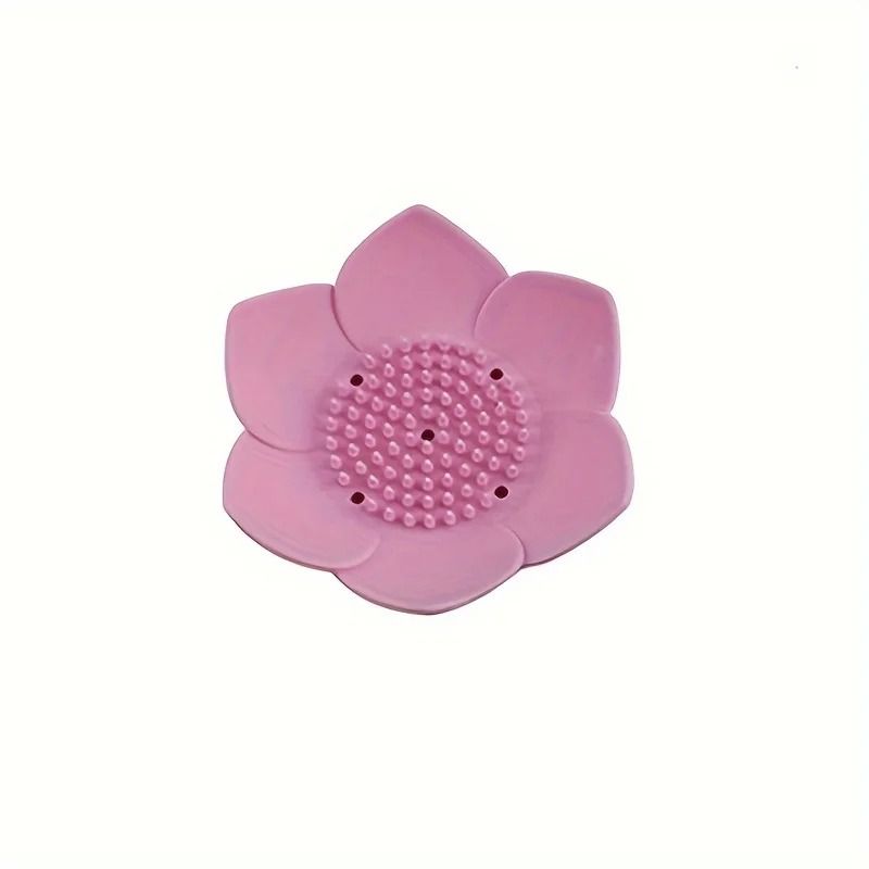 Lotus Design Silicone Soap Box For Bathroom 9