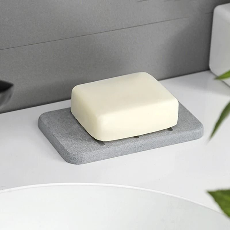 Diatom Mud Soap Dish Quick Dry Absorbent Pad 3