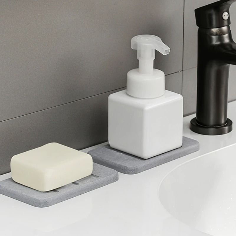 Diatom Mud Soap Dish Quick Dry Absorbent Pad 4