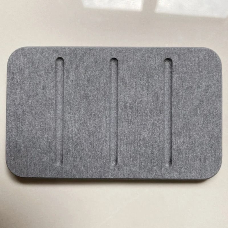 Diatom Mud Soap Dish Quick Dry Absorbent Pad 8
