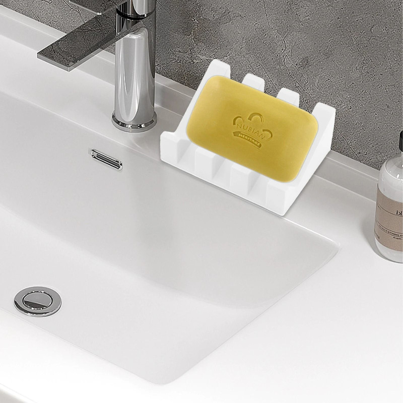 Silicone Drainage Soap Dish For Bathroom 2