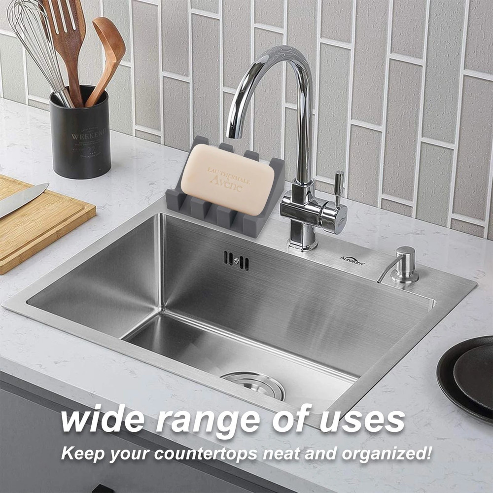 Silicone Drainage Soap Dish For Bathroom 3