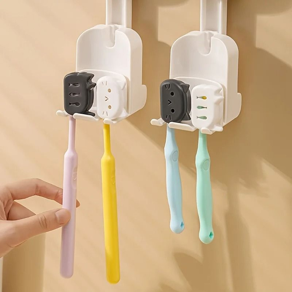 Cat Shape Toothbrush Head Covers For Travel And Home 1