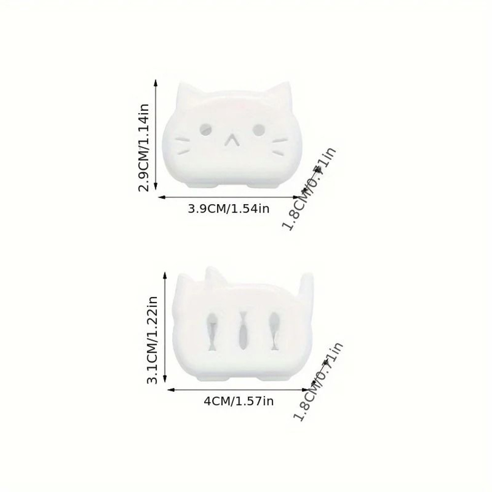 Cat Shape Toothbrush Head Covers For Travel And Home 4