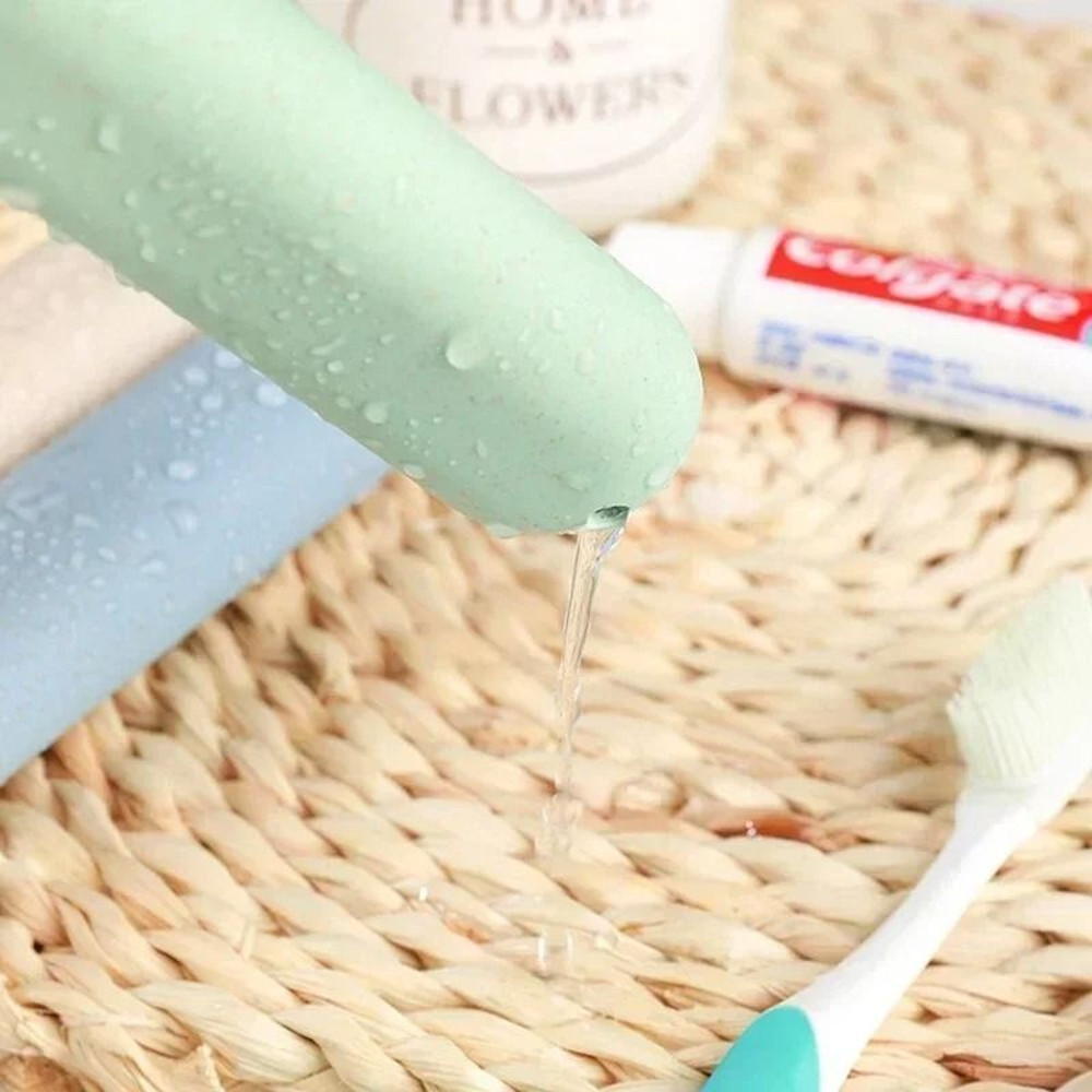 Portable Toothbrush Box Holder Cover For Travel And Bathroom 3