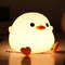 Creative Silicone Duck Night Light USB Charging Bean Shape 6