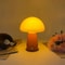Glass Mushroom Lamp Nordic Bauhaus Vintage Style 2