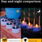 Solar Tea Light LED Candles Waterproof Outdoor Set 3