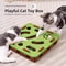 Felt Puzzle Box Cat Toy With Rolling Ball 0