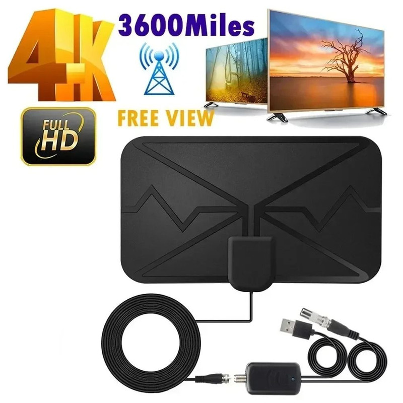 3600 Miles Indoor Digital Amplified HDTV Antenna 0