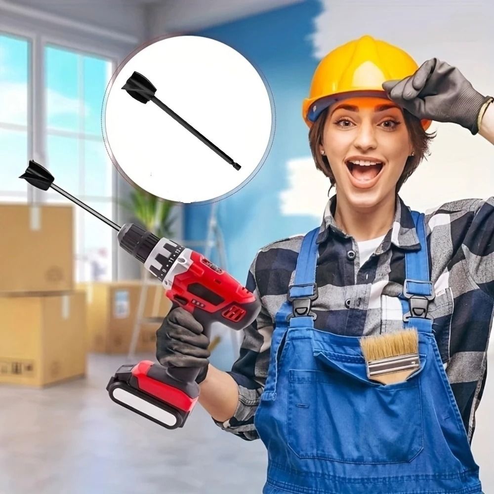 Adjustable Black Epoxy Resin Mixer Paddle Attachment 1