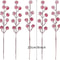 5 Or 10 Piece Christmas Snowflake Red Berry Branch Decorations 5