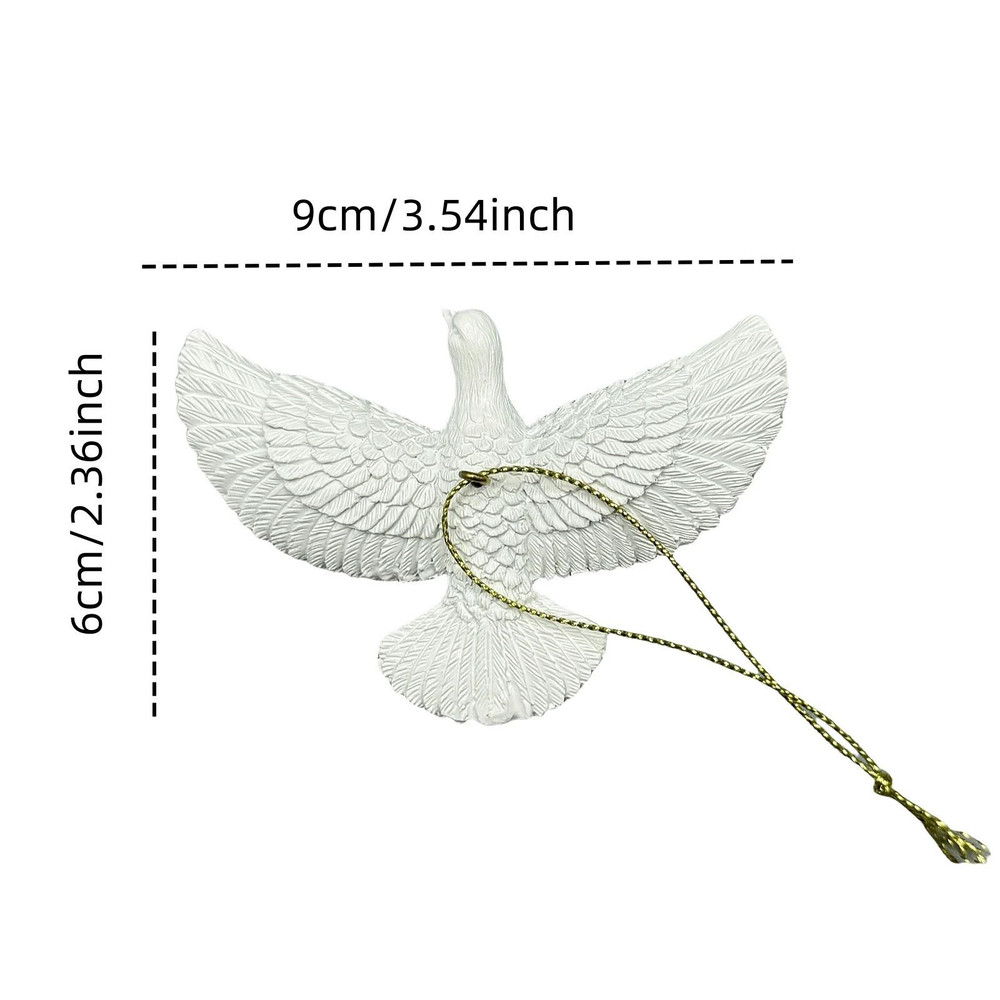 Friendship Doves Resin Christmas Ornament 2