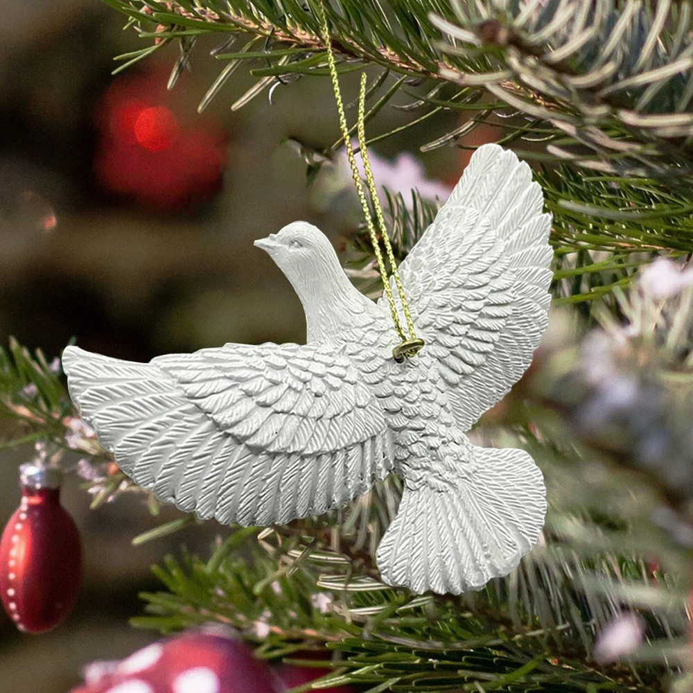 Friendship Doves Resin Christmas Ornament 3