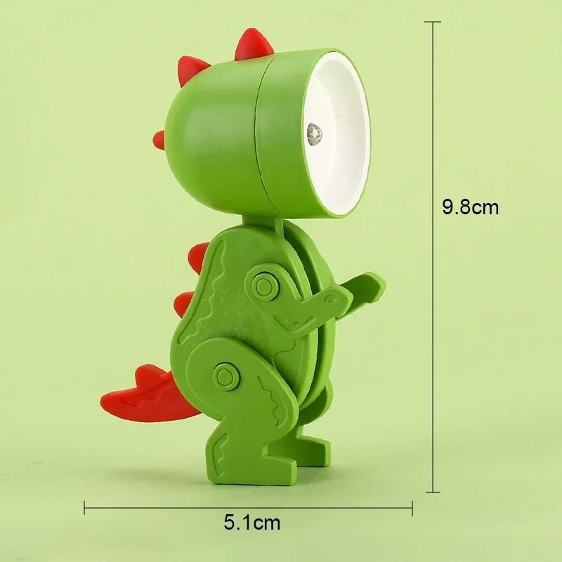 Mini Dinosaur Folding Night Light Lamp For Kids Bedroom And Nursery 7
