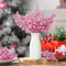 Artificial Glitter Berry Flower Bouquet For Christmas Holiday Decorations 2