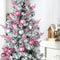 Artificial Glitter Berry Flower Bouquet For Christmas Holiday Decorations 4