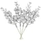 Artificial Glitter Berry Flower Bouquet For Christmas Holiday Decorations 14