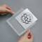 Disposable Shower And Sink Drain Hair Catcher Mesh Sticker Set 2