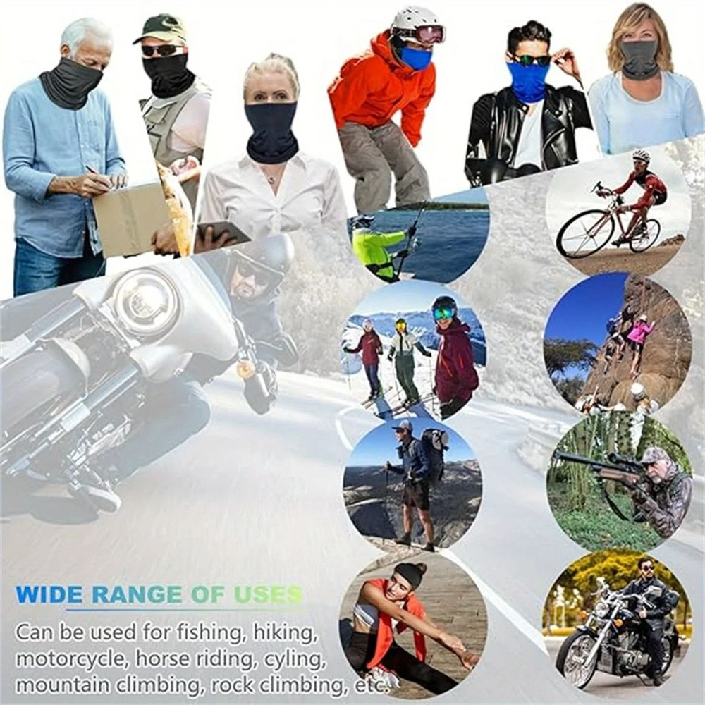 6Pack Breathable Neck Gaiter Set For Sun And Dust Protection 3