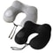 Portable Inflatable Neck Pillow With Detachable Cover For Travel Camping And Business 0