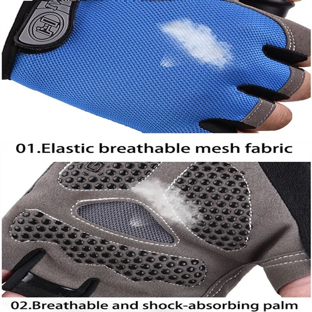 Breathable Fitness Cycling Gloves For Men And Women Anti Slip Sports Training Gloves 2