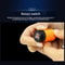 Portable USB Rechargeable Keychain Flashlight Waterproof LED Pocket Torch 2