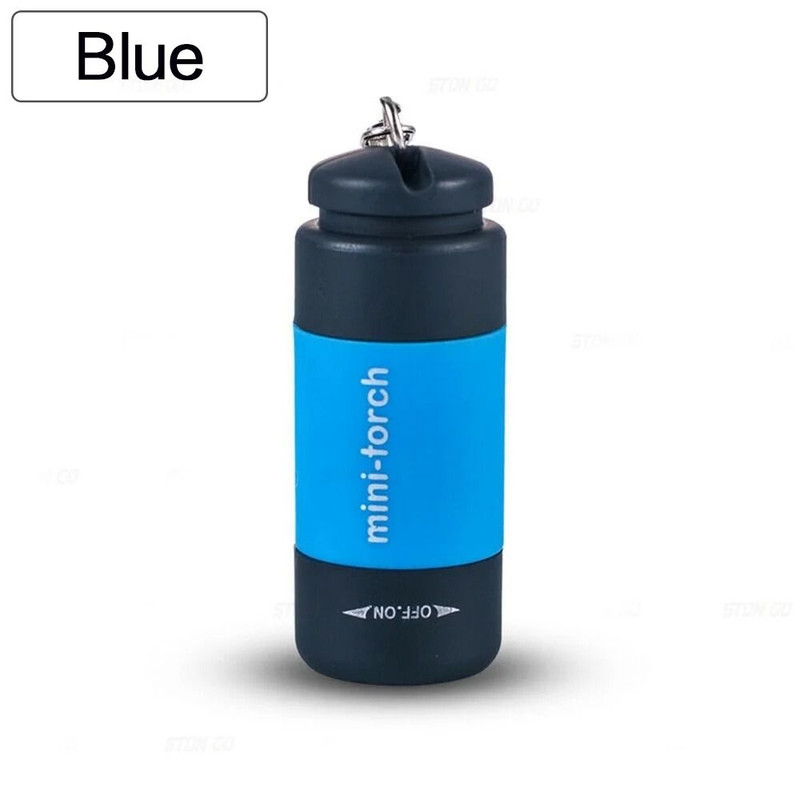 Portable USB Rechargeable Keychain Flashlight Waterproof LED Pocket Torch 8