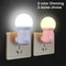 Portable Plug In LED Night Light Two Color Sleep Light For Bedroom And Corridor 0