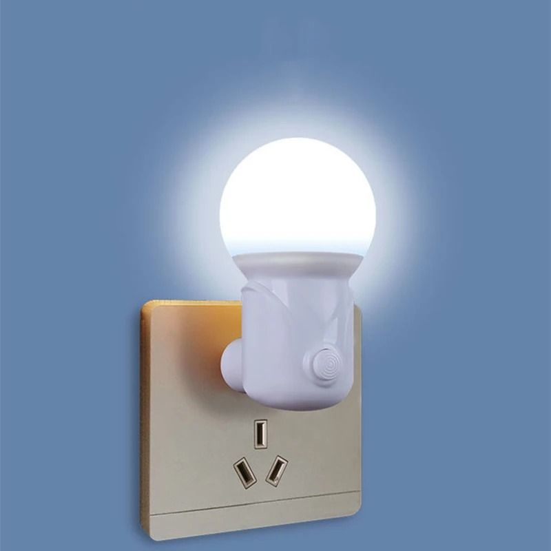 Portable Plug In LED Night Light Two Color Sleep Light For Bedroom And Corridor 2