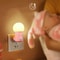 Portable Plug In LED Night Light Two Color Sleep Light For Bedroom And Corridor 4