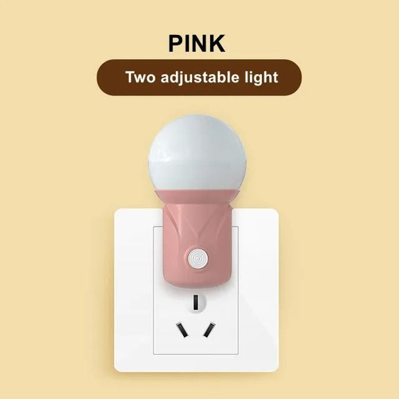 Portable Plug In LED Night Light Two Color Sleep Light For Bedroom And Corridor 6