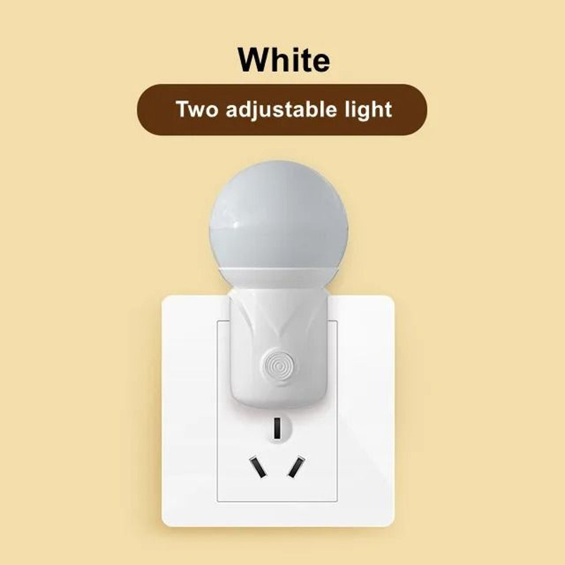 Portable Plug In LED Night Light Two Color Sleep Light For Bedroom And Corridor 7